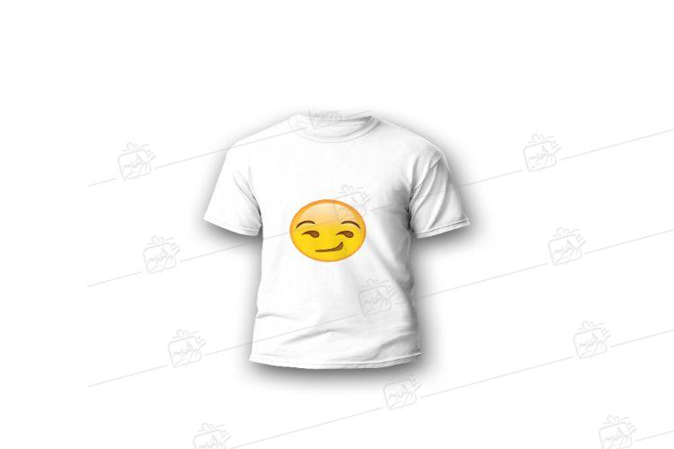تیشرت-آستین-کوتاه-مردانه-باطرح-ایموجی-اخم-کد--0001